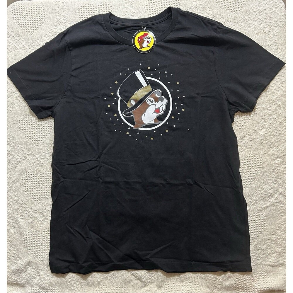 New Buc-ee's  Bucees 2025 Happy New Year! Adult Tee XL